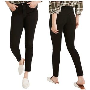 MADEWELL 10-Inch High Waist Black Skinny Jeans!